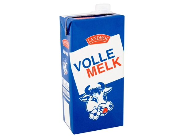 Een Melk Landhof vol houdbaar pak 1 liter koop je bij NiceSupplies.nl