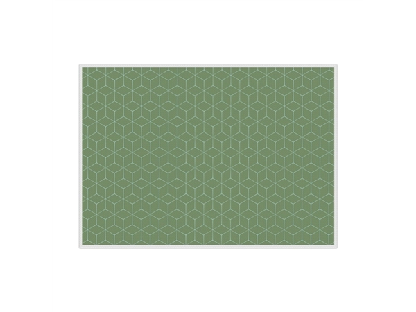 Placemat IEZZY hexagon groen 6 stuks