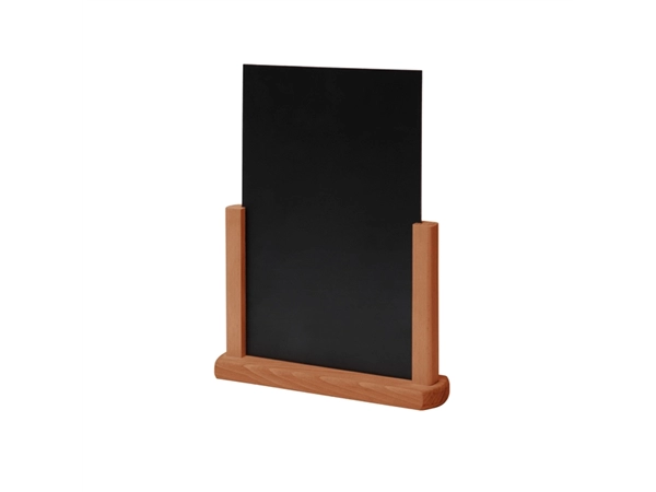 Buy your Tafelkrijtbord IEZZY A5 lichtbruin hout at QuickOffice BV