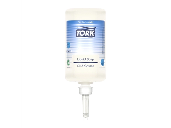 Een Savon mains Tork S1 Huile et Graisse 420401 1000ml koop je bij Van Hoye Kantoor BV