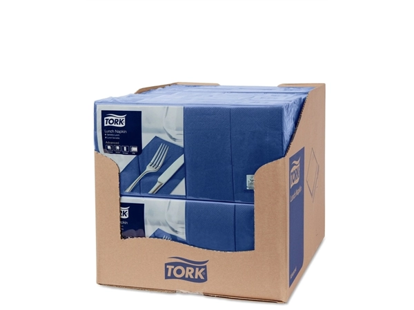 Een Lunchservet Tork 2-laags 1/8 gevouwen 200st donkerblauw 477421 koop je bij NiceSupplies.nl