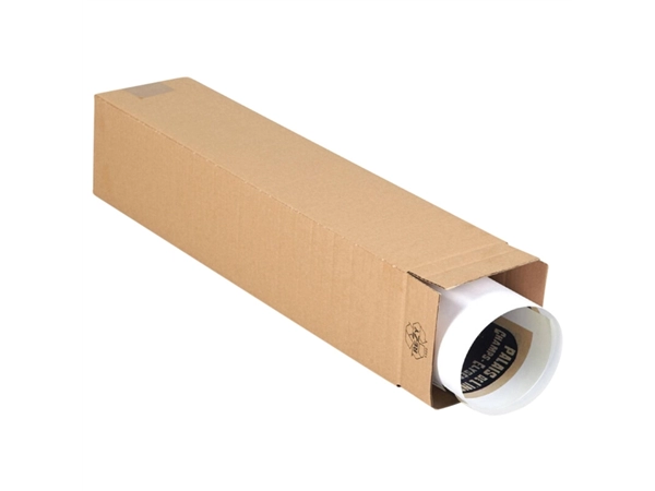 Een Vierkante koker IEZZY 1200x120x120mm bruin koop je bij The Cartridge Company