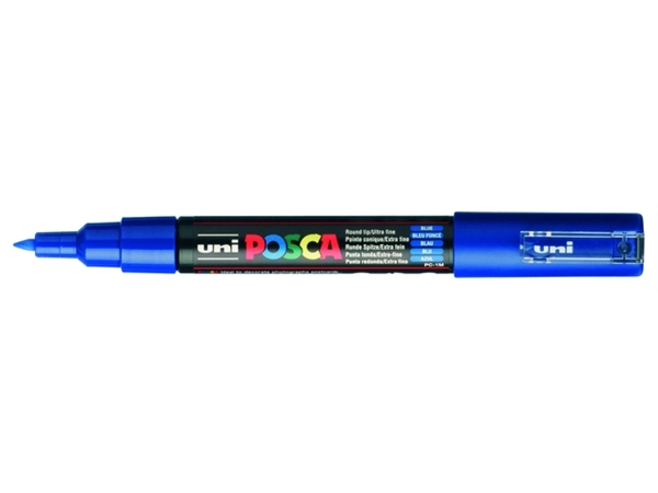 Een Verfstift Posca PC1MC extra fijn donkerblauw koop je bij NiceSupplies.nl