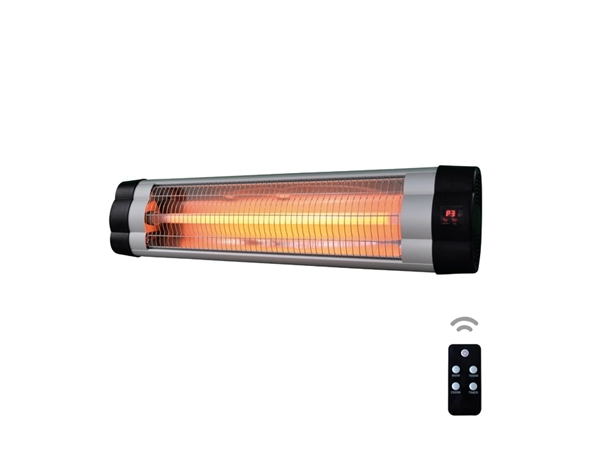 Een Terrasverwarmer BRASQ PHW200 hangend elektrisch met afstandbediening koop je bij De Angelot