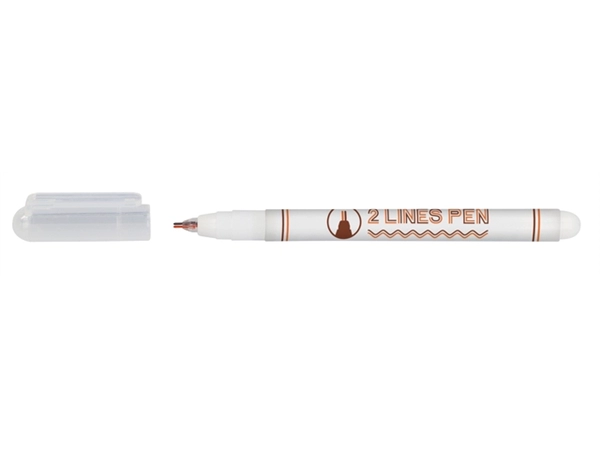 Een Fineliner Online 2-lijnen assorti doos à 6 stuks koop je bij NiceSupplies.nl