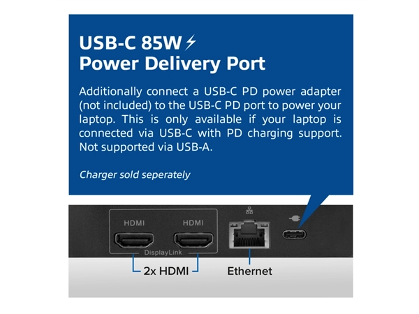 Een Dockingstation ACT USB-C Dual Monitor met Power Delivery koop je bij NiceSupplies.nl