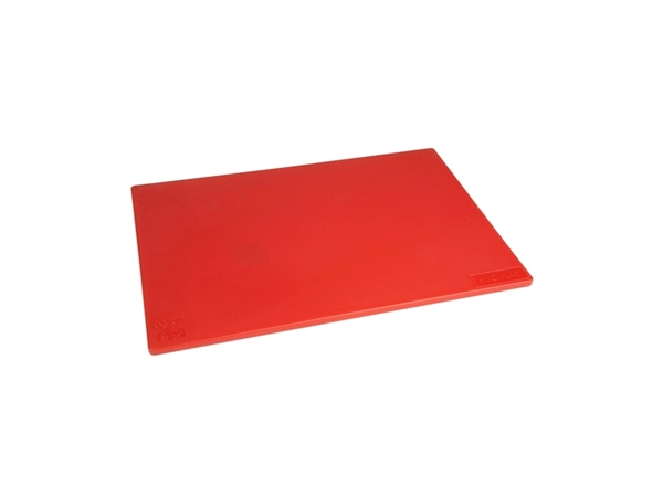 Een Snijplank Hygiplas LDPE 450x300x10 mm rood koop je bij KantoorProfi België BV