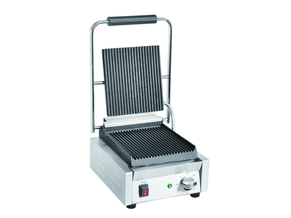 Een Grill de contact Buffalo Bistro rainuré inox koop je bij QuickOffice BV