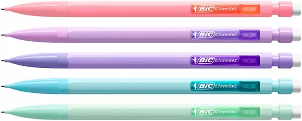 Een Vulpotlood Bic Matic Pastel HB 0.7mm pastel assorti koop je bij MV Kantoortechniek B.V.