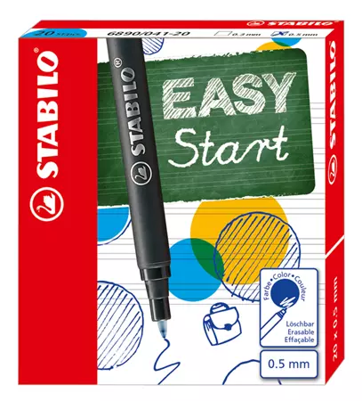 Buy your Rollerpenvulling STABILO Easyoriginal fijn blauw doosje à 20 stuks at QuickOffice BV