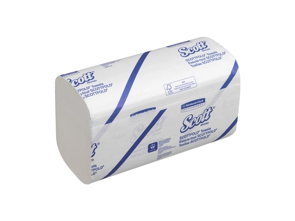 Een Handdoek Scott i-vouw 1-laags 20x31,5cm 25x175stuks wit 6633 koop je bij NiceSupplies.nl