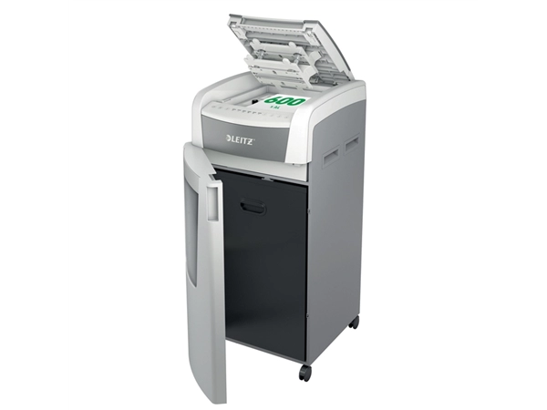 Een Papiervernietiger Leitz IQ Auto+ Office Pro 600 P5 snippers 2x15mm koop je bij QuickOffice BV