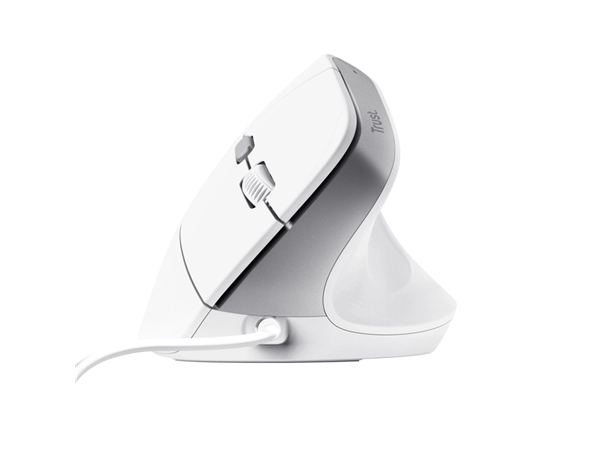 Een Souris ergonomique Trust BAYO II blanc koop je bij QuickOffice BV