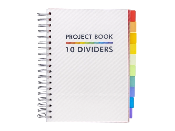 Buy your Projectboek Pukka Pad White B5 lijn 10-tabs 400 pagina's 80gr at QuickOffice BV