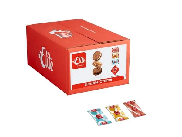 Koekjes Elite Selection Double Crème mix 120 stuks