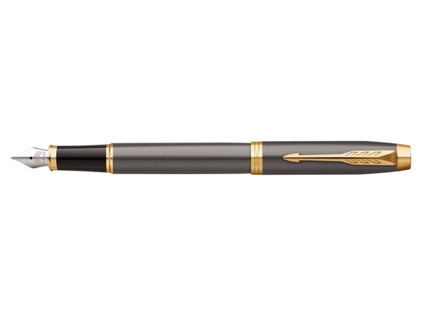 Een Stylo plume Parker IM Collection Grey GT Medium koop je bij QuickOffice BV