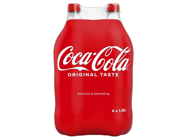 Een Frisdrank Coca Cola regular petfles 1.5 liter koop je bij The Cartridge Company