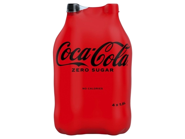 Een Frisdrank Coca Cola zero regular petfles 1.5 liter koop je bij Unimark Office B.V.