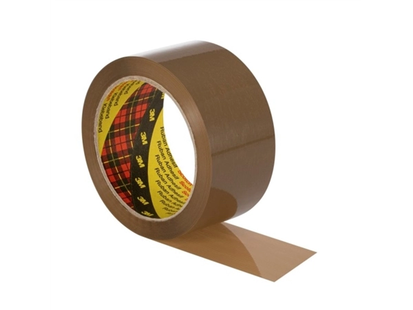 Een Verpakkingstape Scotch 371 48mmx66m bruin PP koop je bij The Cartridge Company