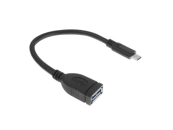 Kabel ACT USB 3.0 OTG USB-C male naar USB-A female