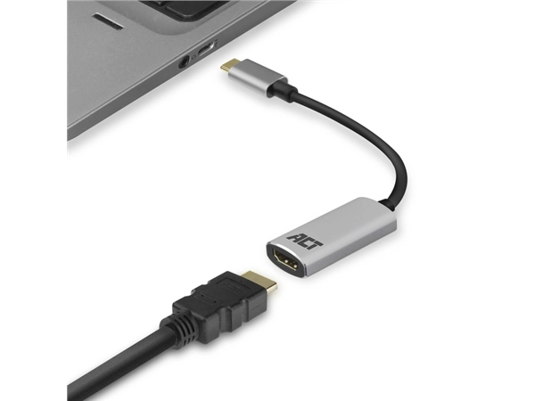 Een Adapter ACT USB-C naar HDMI koop je bij Omnia 4 Office