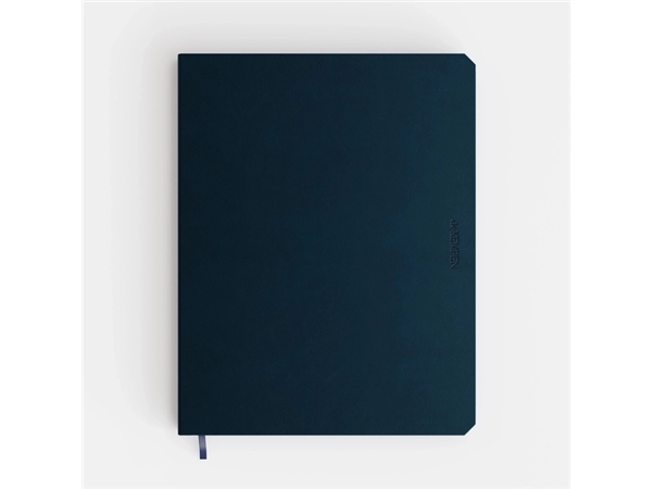 Een Carnet de notes De Kempen Silence 171x220mm uni 192 pages 90g bleu foncé koop je bij Van Hoye Kantoor BV