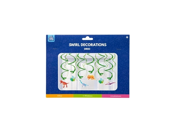 Een Swirl decorations Dino koop je bij NiceSupplies.nl