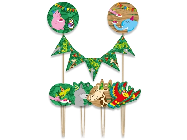 Een Cake decorations Jungle koop je bij Van Hoye Kantoor BV