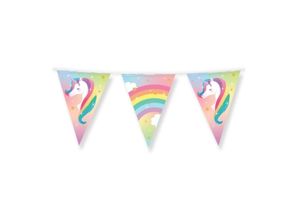 Een Party Flags foil Unicorn koop je bij Van Hoye Kantoor BV