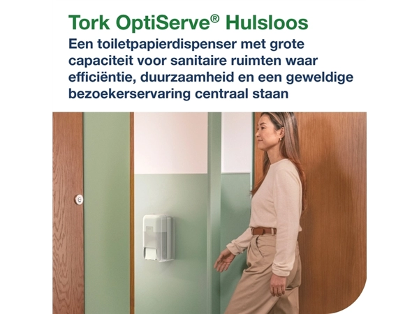 Een Toiletpapier Tork T7 Premium Optiserve Coreless 3-laags 63m wit 472650 koop je bij NiceSupplies.nl