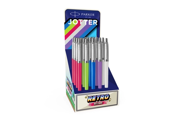 Een Balpen Parker Jotter Original Reload Retro 90's assorti CT medium koop je bij Unimark Office B.V.