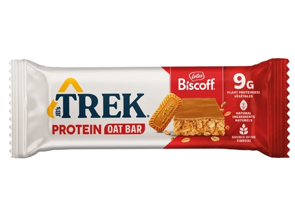 Een Proteïnereep Trek havermout Biscoff 50 gram koop je bij Unimark Office B.V.