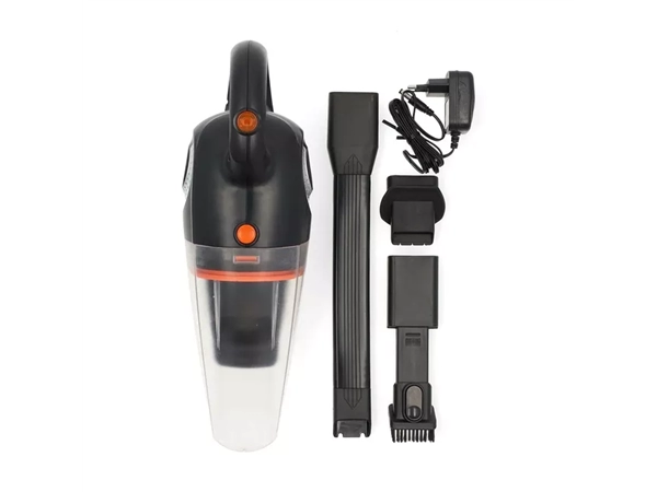 Een Handstofzuiger Nedis nat-droog 90W oplaadbaar zwart-oranje koop je bij Kantoorartikelen Dronten