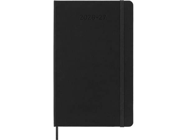 Een Agenda 2027 Moleskine 18M Planner Weekly 7dagen/1pagina large hc black koop je bij Van Leeuwen Boeken- en kantoorartikelen