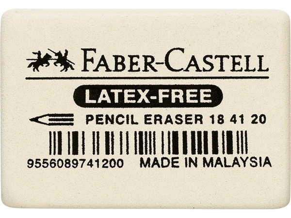 Gum Faber Castell 7041 40x27x13mm wit