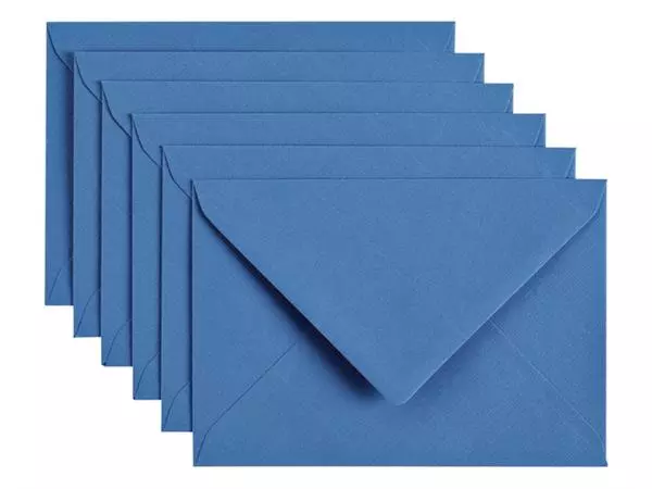 Een Envelop Papicolor C6 114x162mm donkerblauw koop je bij MV Kantoortechniek B.V.