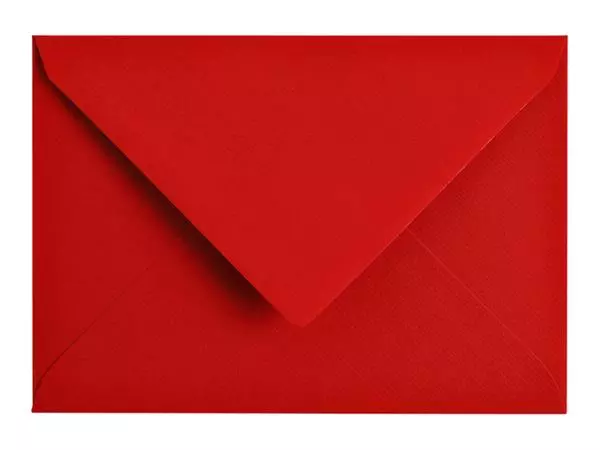 Een Envelop Papicolor C6 114x162mm rood pak à 6 stuks koop je bij NiceSupplies.nl