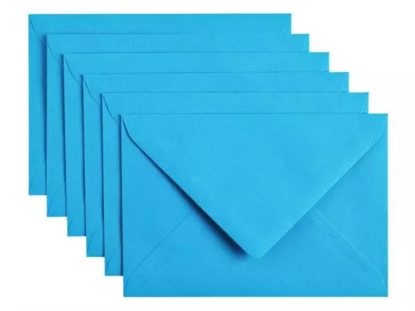 Een Envelop Papicolor C6 114x162mm hemelsblauw koop je bij Van Leeuwen Boeken- en kantoorartikelen