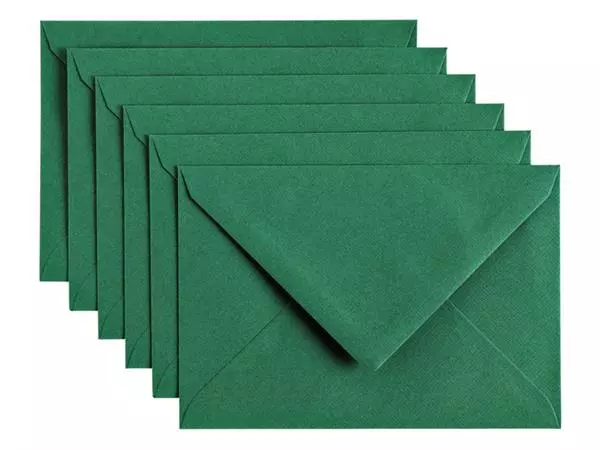 Een Envelop Papicolor C6 114x162mm dennengroen koop je bij Van Leeuwen Boeken- en kantoorartikelen