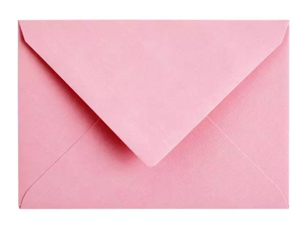 Een Envelop Papicolor C6 114x162mm babyroze pak à 6 stuks koop je bij Buro De Peuter