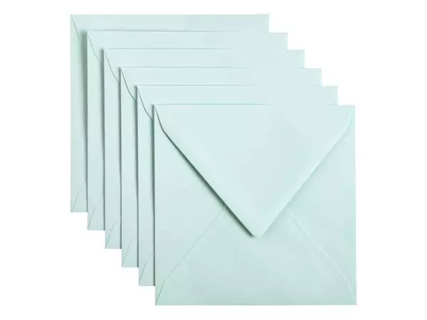 Een Envelop Papicolor 140x140mm zeegroen koop je bij EconOffice