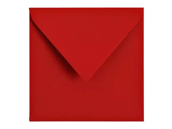 Een Envelop Papicolor 140x140mm rood pak à 6 stuks koop je bij NiceSupplies.nl