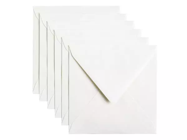 Een Envelop Papicolor 140x140mm hagelwit koop je bij Goedkope Kantoorbenodigdheden