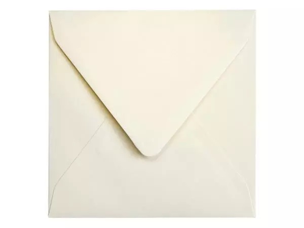 Een Envelop Papicolor 140x140mm metallic ivoor pak à 6 stuks koop je bij NiceSupplies.nl