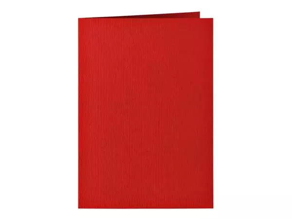 Een Correspondentiekaart Papicolor dubbel 105x148mm rood pak à 6 stuks koop je bij Van Leeuwen Boeken- en kantoorartikelen
