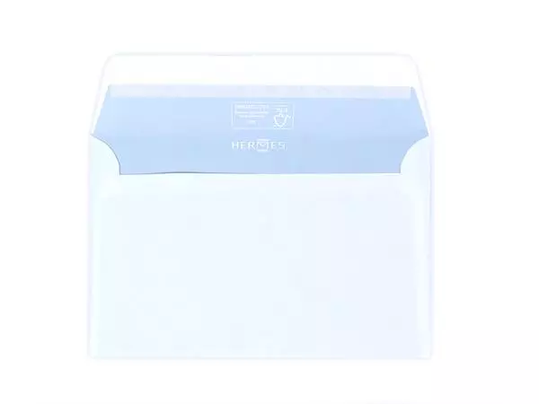 Een Envelop Hermes bank C6 114x162mm zelfklevend wit doos à 500 stuks koop je bij L&N Partners voor Partners B.V.