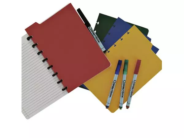 Een Tabblad correctbook A5 assorti 4 stuks koop je bij NiceSupplies.nl