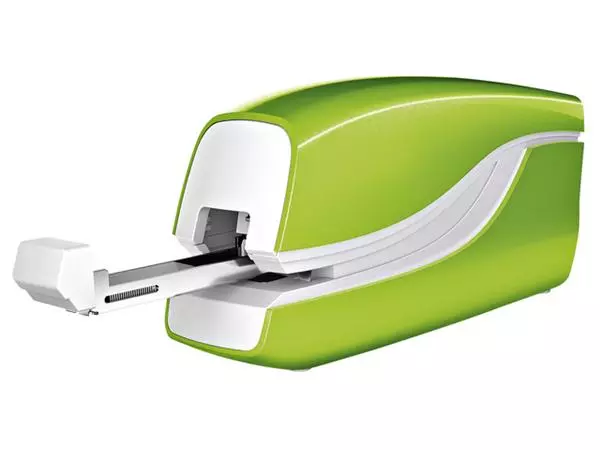 Een Nietmachine Leitz NeXXt WOW contactloos elektrisch 10 vel groen koop je bij NiceSupplies.nl