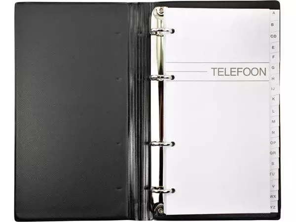 Een Registre téléphonique Kangaro 215x130mm A-Z 4 anneaux assorti koop je bij Van Hoye Kantoor BV