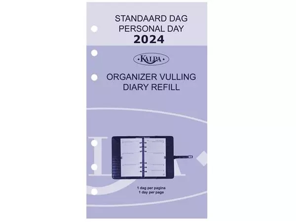 Een Agendavulling 2025 Kalpa Personal 1dag/1pagina koop je bij NiceSupplies.nl